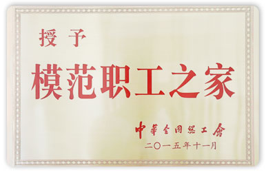 2015年全國模范職工之家獎(jiǎng)牌